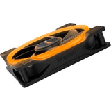 Vær stille! light wings pwm rgb kabinet blæsere (sort, 3 stk, 120 x 120 x 25 mm)