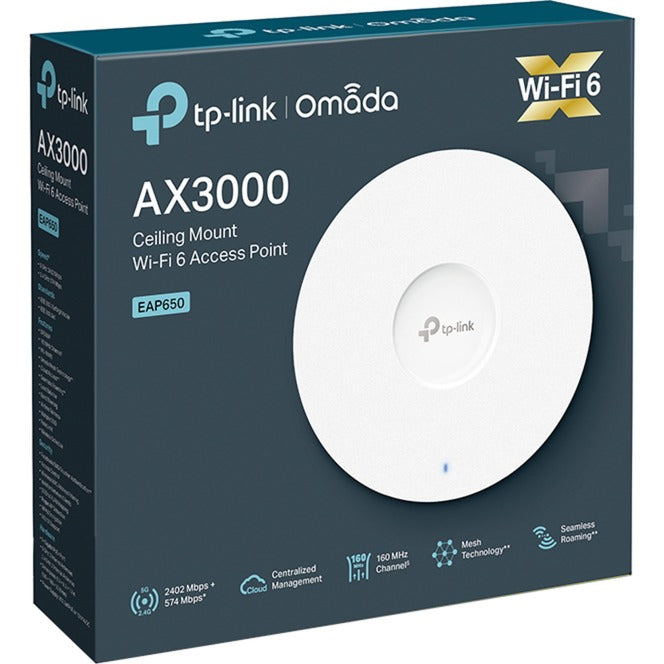 Tp-link omada eap650 adgangspunkt (hvid)