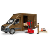 Bruder MB Sprinter UPS med fører og tilbehør modelkøretøj (02678)