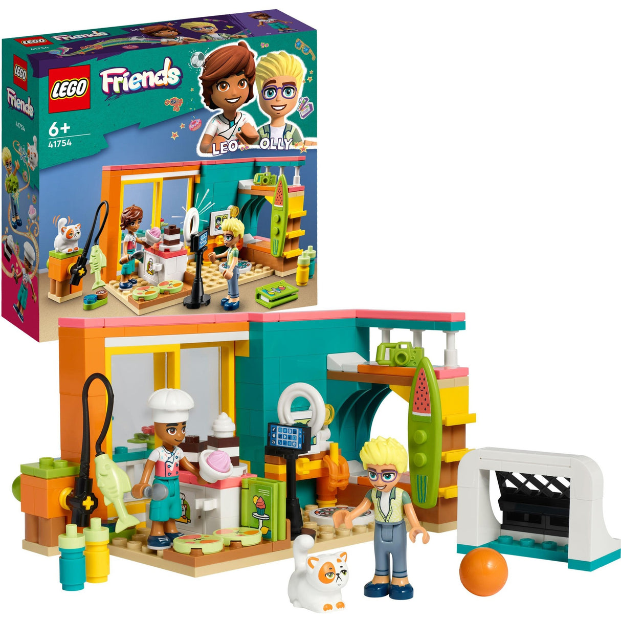Lego venner - leos værelse byggelegetøj (41754)