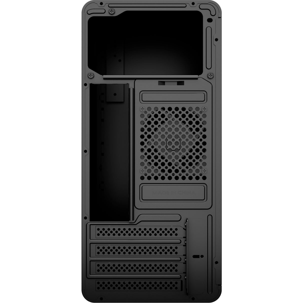 Aerocool CS110 mini tårnhus (sort | 2x USB-A)