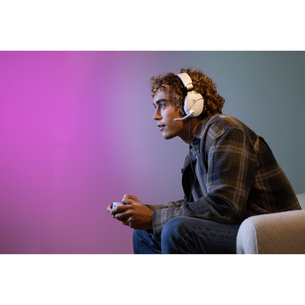 Turtle beach ear force recon 70p hvid (2024) over-ear gaming headset (hvid, ps4, ps5, xbox series x|s, xbox one, switch, pc, mobil)