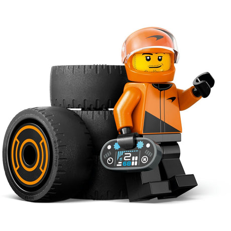 Lego city 60442 f1 driver med mclaren racerbil