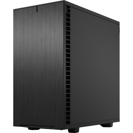 Fraktal design definerer 7 mini sort solid midi tårnhus (sort | 4x USB-A | 1x USB-C)