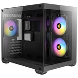 Antec cx600m argb mini tårnhus (sort | 3x usb-a | hærdet glas)