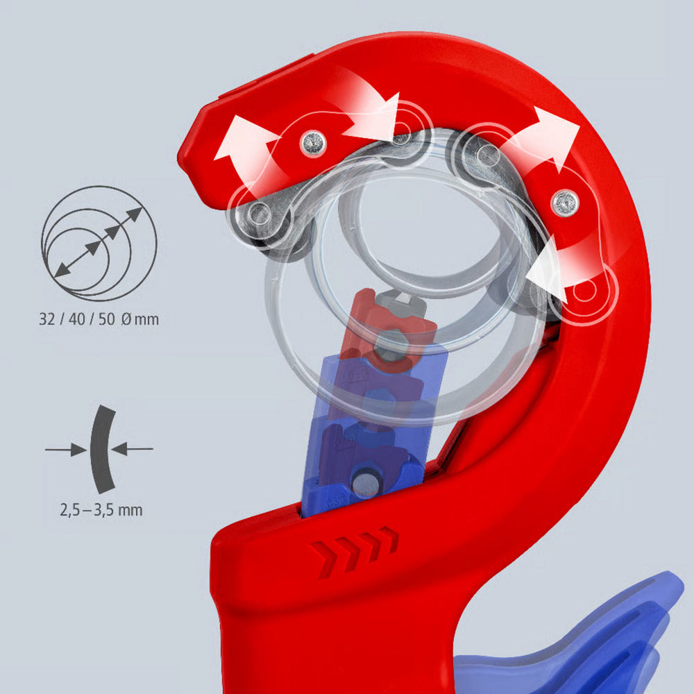 Knipex dpt50 rørskærer - 90 23 02 bk