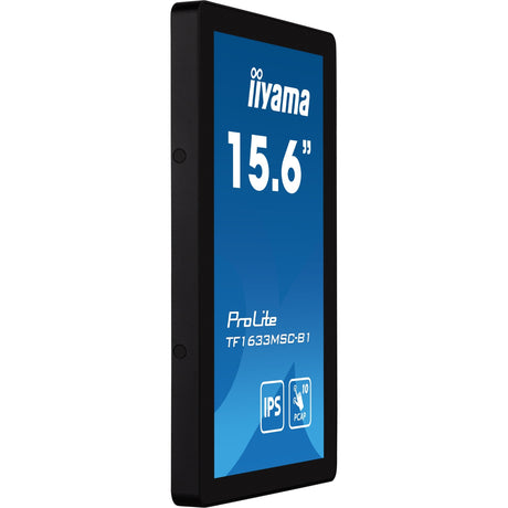 Iiyama prolite tf1633msc-b1 15.6 touchscreen-skærm (sort, HDMI, skærmport, 2x USB-A)