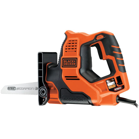 Black+decker 500w scorpion multisav med autoselect teknologi rs890k-qs frem- og tilbagegående sav (orange sort)
