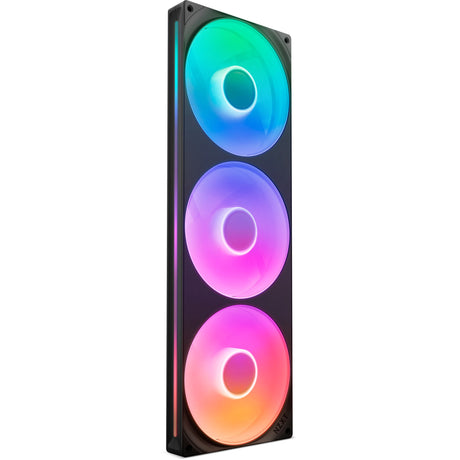 Nzxt f420 rgb core case fans (sort, 3 stykker, 420 x 140 x 26 mm)