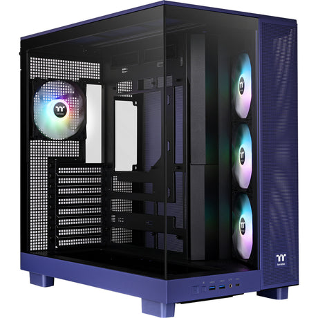 Thermaltake View 380 XL TG ARGB Future Dusk Midi Tower-hus (lilla | 2x USB-A | 1x USB-C | RGB | Vindue)