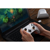 8bitdo ultimate 2 Bluetooth-controller (hvid, PC, Switch 2, Bluetooth USB-C 2,4 GHz)