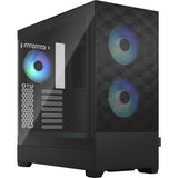 Fractal design pop air rgb midi tårnhus (sort | 2x usb-a | rgb | hærdet glas)