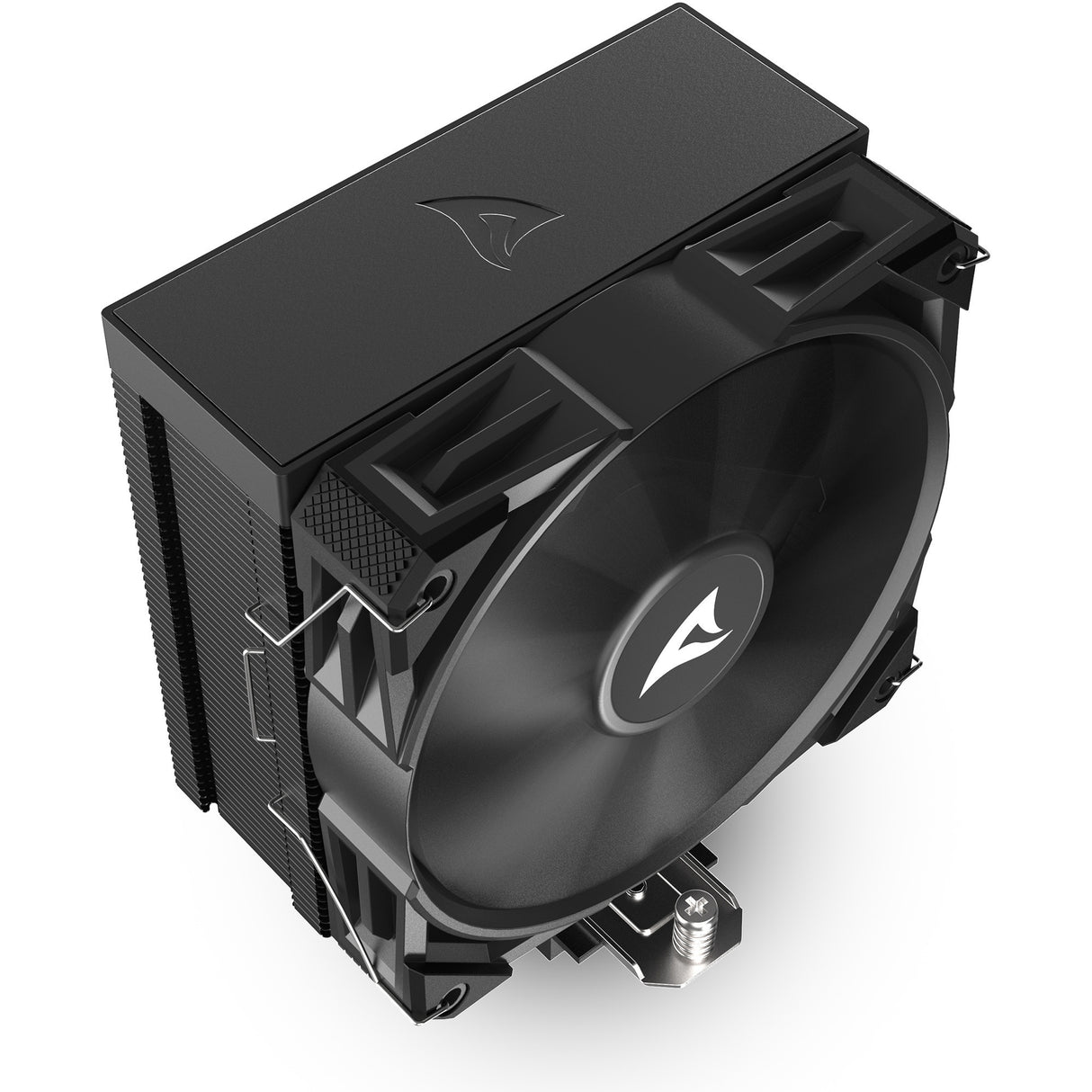 Sharkoon a40 CPU køler (sort, 4-benet PWM blæserstik)
