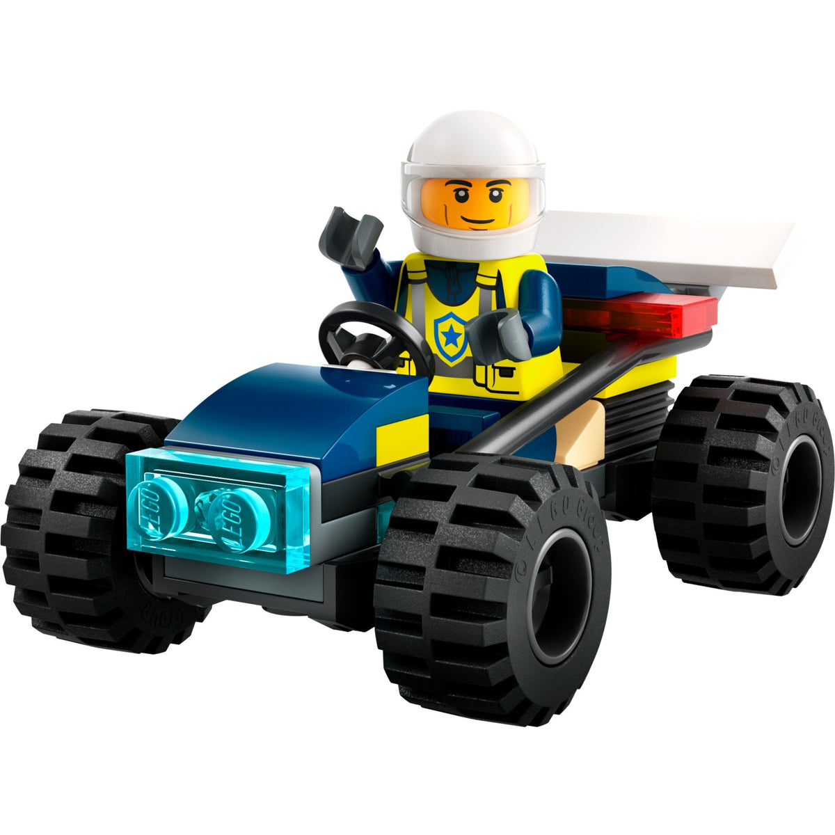 Lego city - konstruktionslegetøj til politigård buggy (30664)