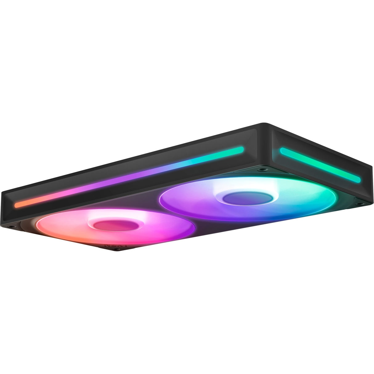 Nzxt f240 rgb core case fans (sort, 2 stk, 240 x 120 x 26 mm)