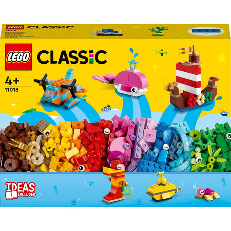 Lego classic - kreativt hav sjovt byggelegetøj (11018)