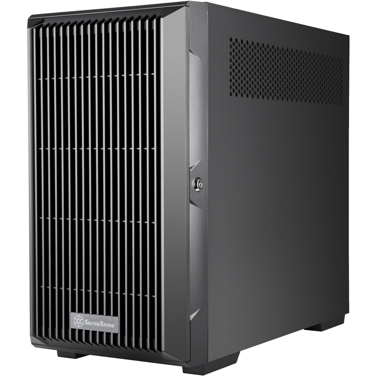 Silverstone CS382 mini tårnhus (sort | 2x USB-A | 1x USB-C)