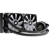Sharkoon s80 rgb vandkøling (sort, 4-benet pwm ventilatorstik)