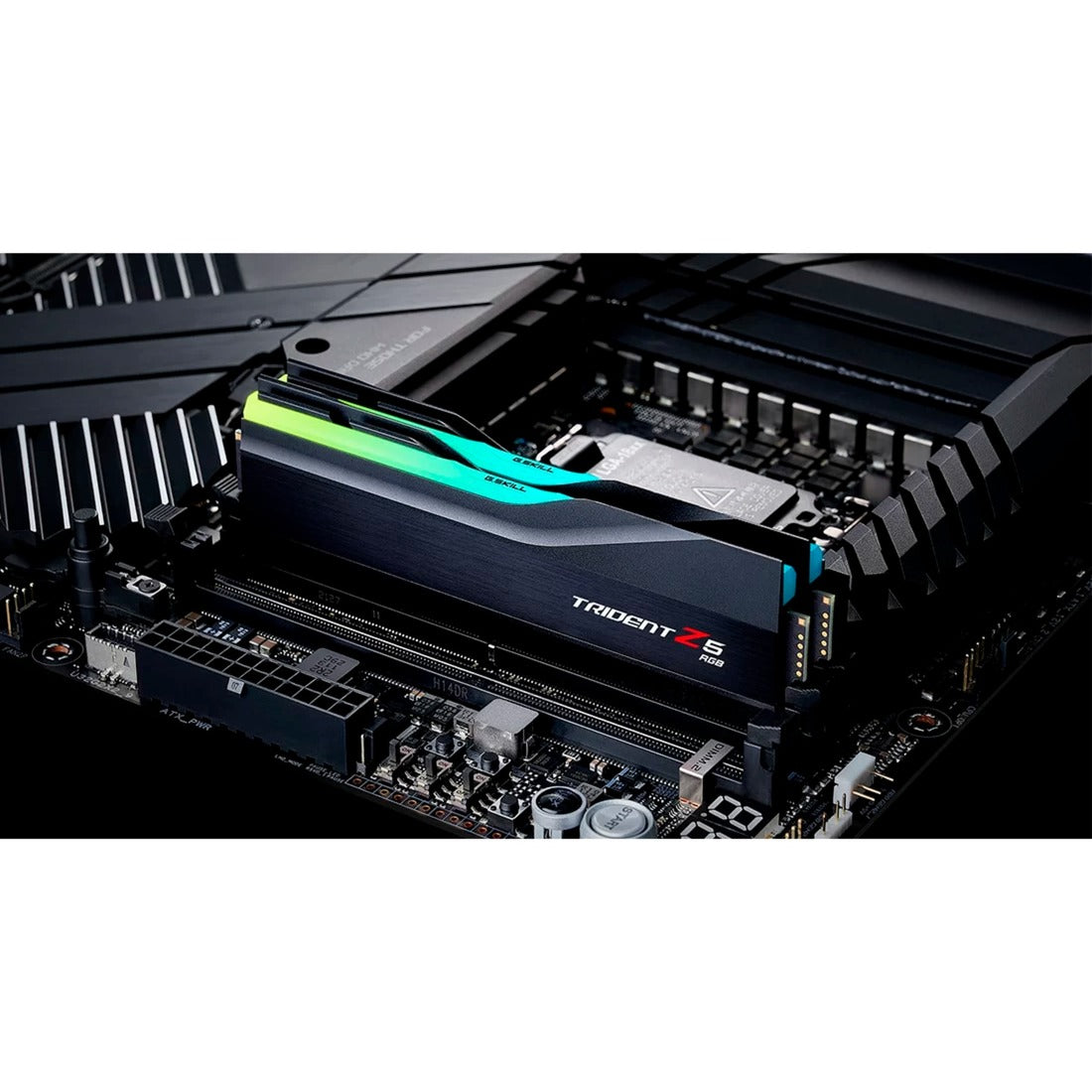 G.skill 64 GB ddr5-6000 RAM-sæt (sort, f5-6000j3636f32gx2-tz5rk, trident z5 rgb, xmp)