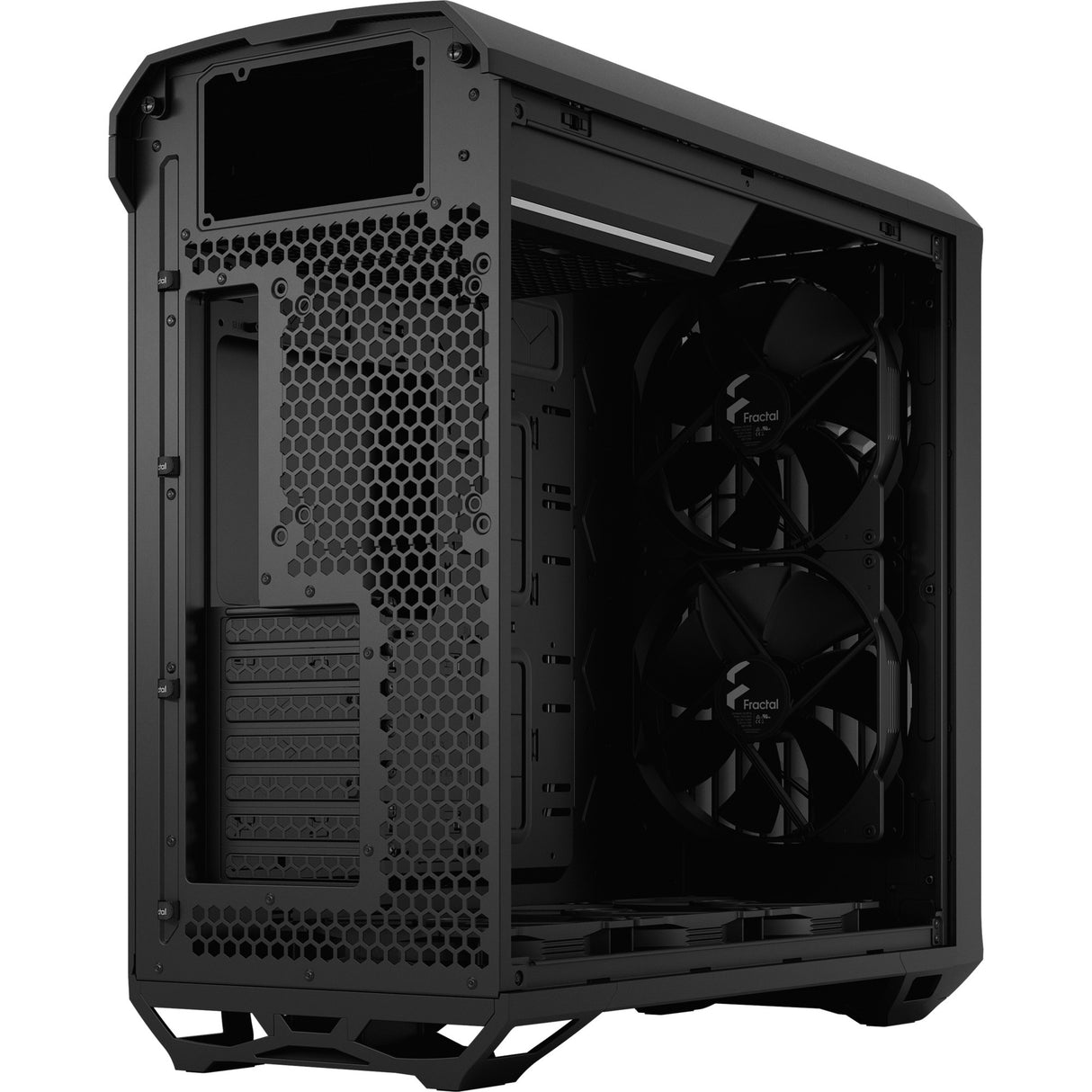 Fractal design torrent sort solid midi tårnhus (sort | 2x USB-A | 1x USB-C)