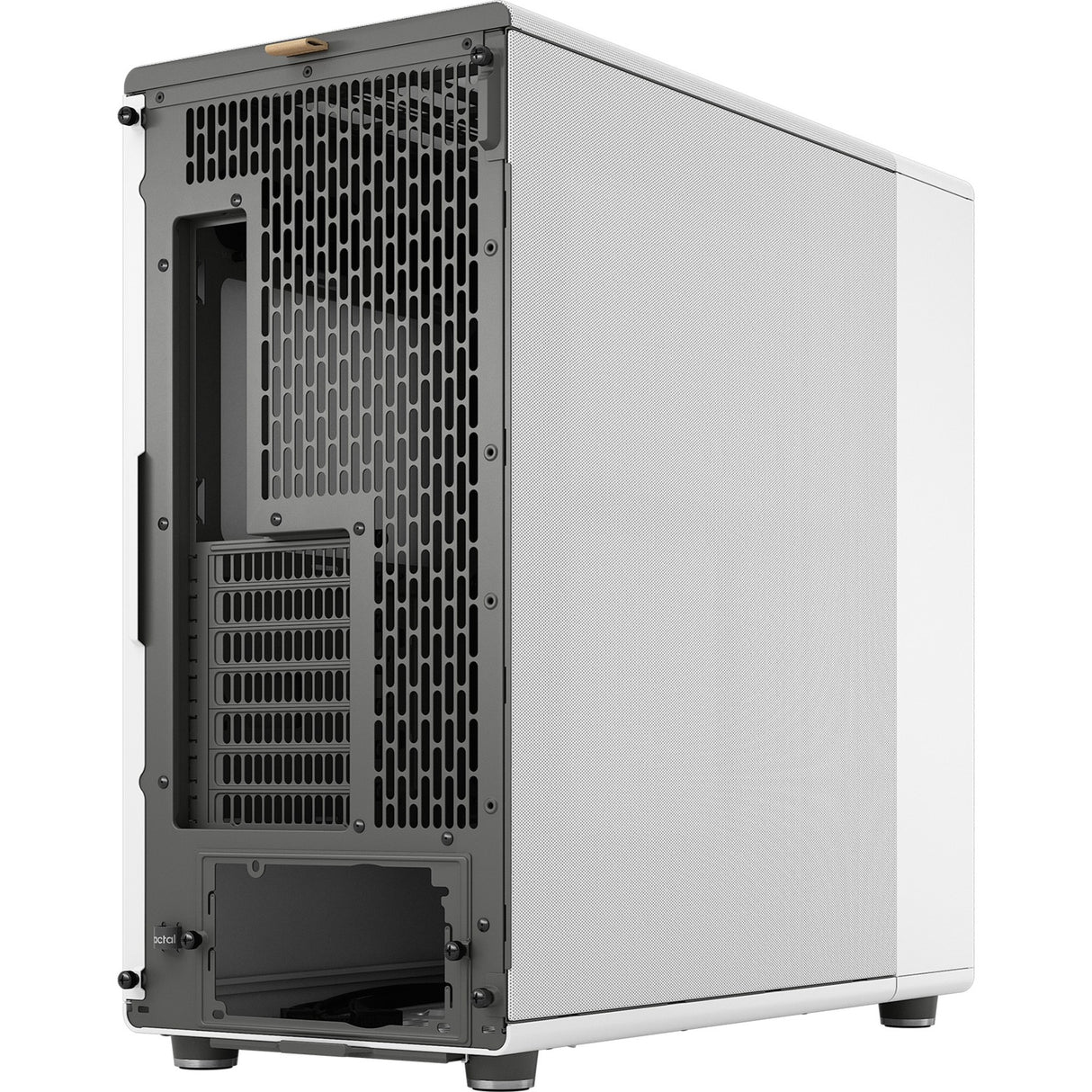Fractal design nord xl midi tårnhus (hvid træfarve | 2x USB-A | 1x USB-C)