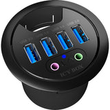 Icy box ib-hub1403a usb hub (sort)