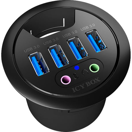 Icy box ib-hub1403a usb hub (sort)