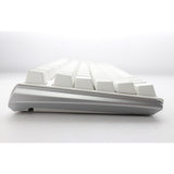Ducky one 3 klassisk ren hvid tkl rgb mekanisk tastatur (hvid, us-layout (qwerty), cherry mx speed silver, 80% (tkl), rgb lysdioder, double-shot pbt, hot-swappable, quack mekanik)