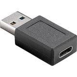 Goobay USB-A 3.0 superspeed > USB-C-adapter (sort)