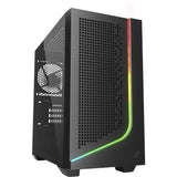 Sharkoon j1000 argb midi tårnhus (sort | 3x usb-a | rgb | hærdet glas)