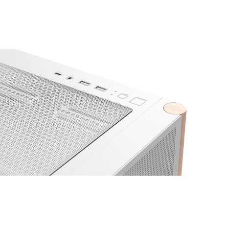 Aerocool b301a mini tårnhus (hvid | 1x USB-A | 1x USB-C | RGB)