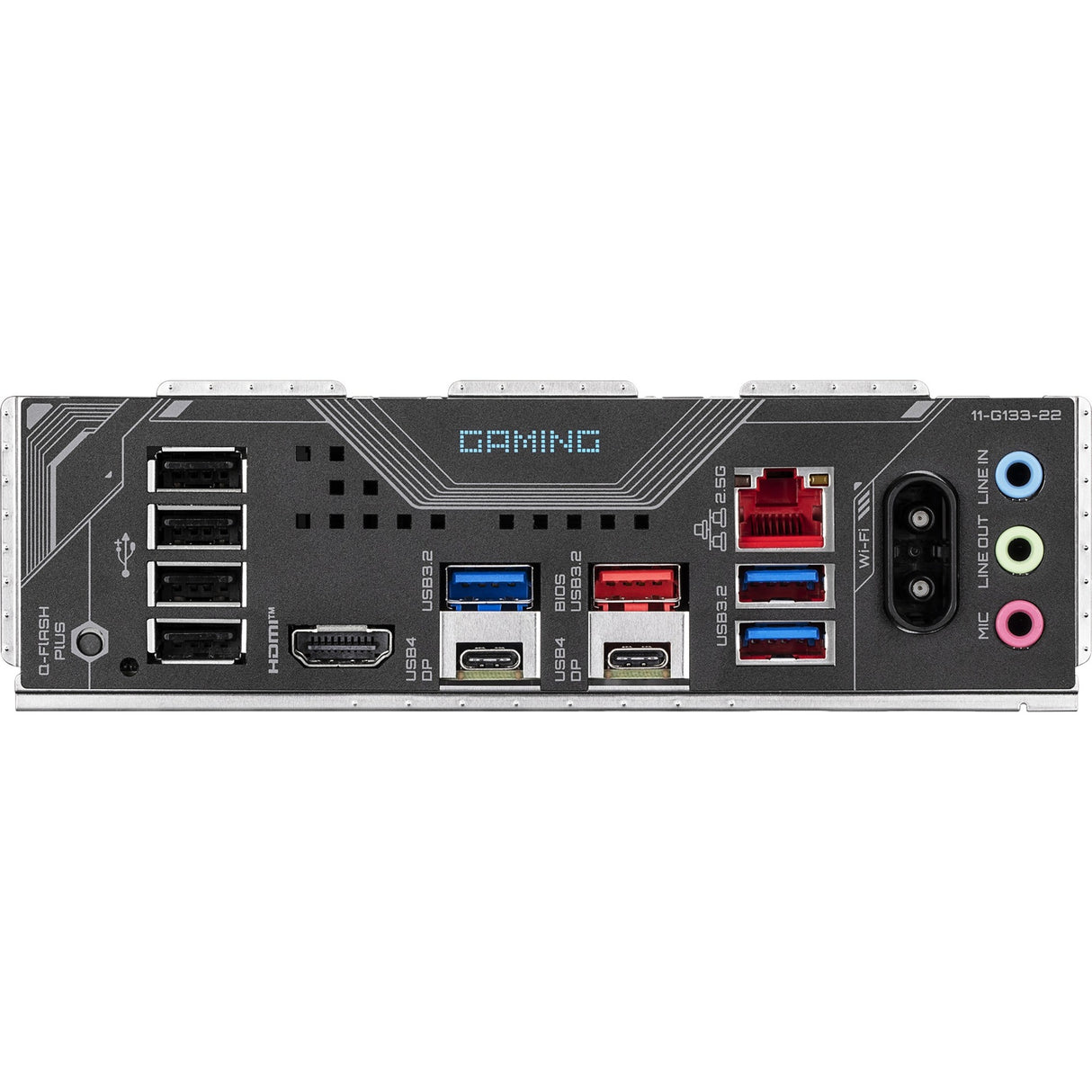 Gigabyte x870 gaming WiFi6 socket AM5 bundkort (sort grå, RAID, 2,5 GB-LAN, WiFi 6, BT, lyd, ATX)