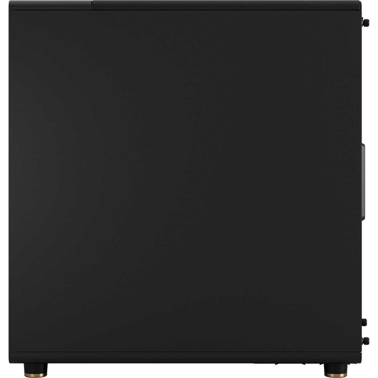 Fractal design nord midi tårnhus (sort træ farve | 2x USB-A | 1x USB-C | hærdet glas)