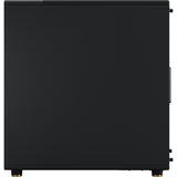 Fractal design nord midi tårnhus (sort træ farve | 2x USB-A | 1x USB-C | hærdet glas)