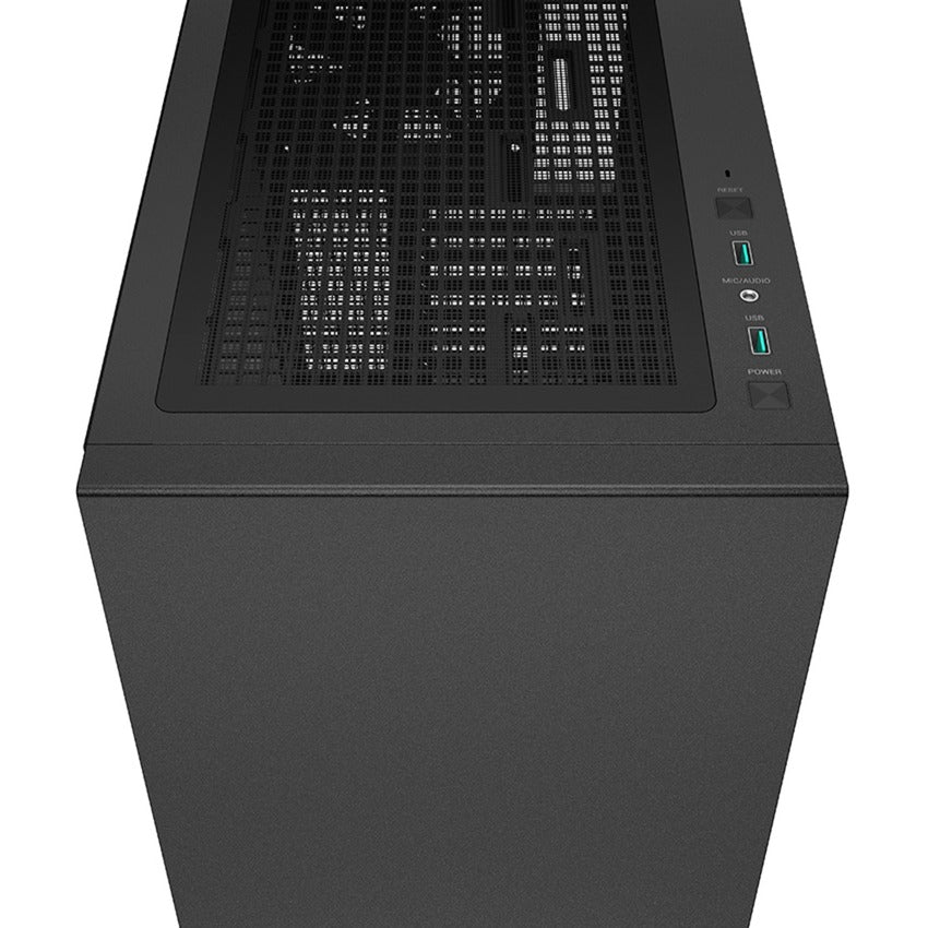 Deepcool ch510 midi tårnhus (sort | 2x USB-A | hærdet glas)