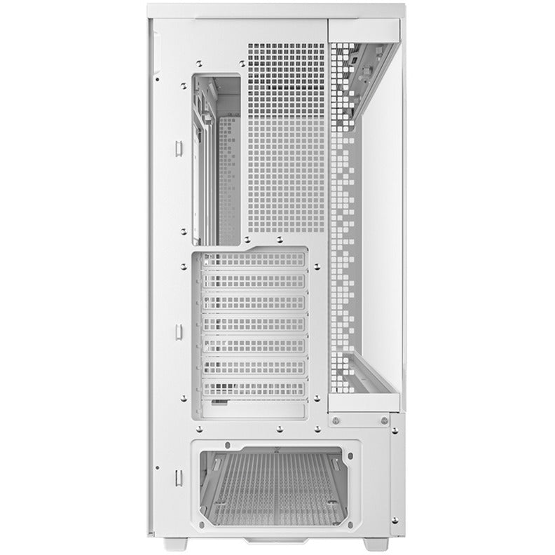 Deepcool ch690 digital midi tårnhus (hvid | 2x USB-A | 1x USB-C | hærdet glas)