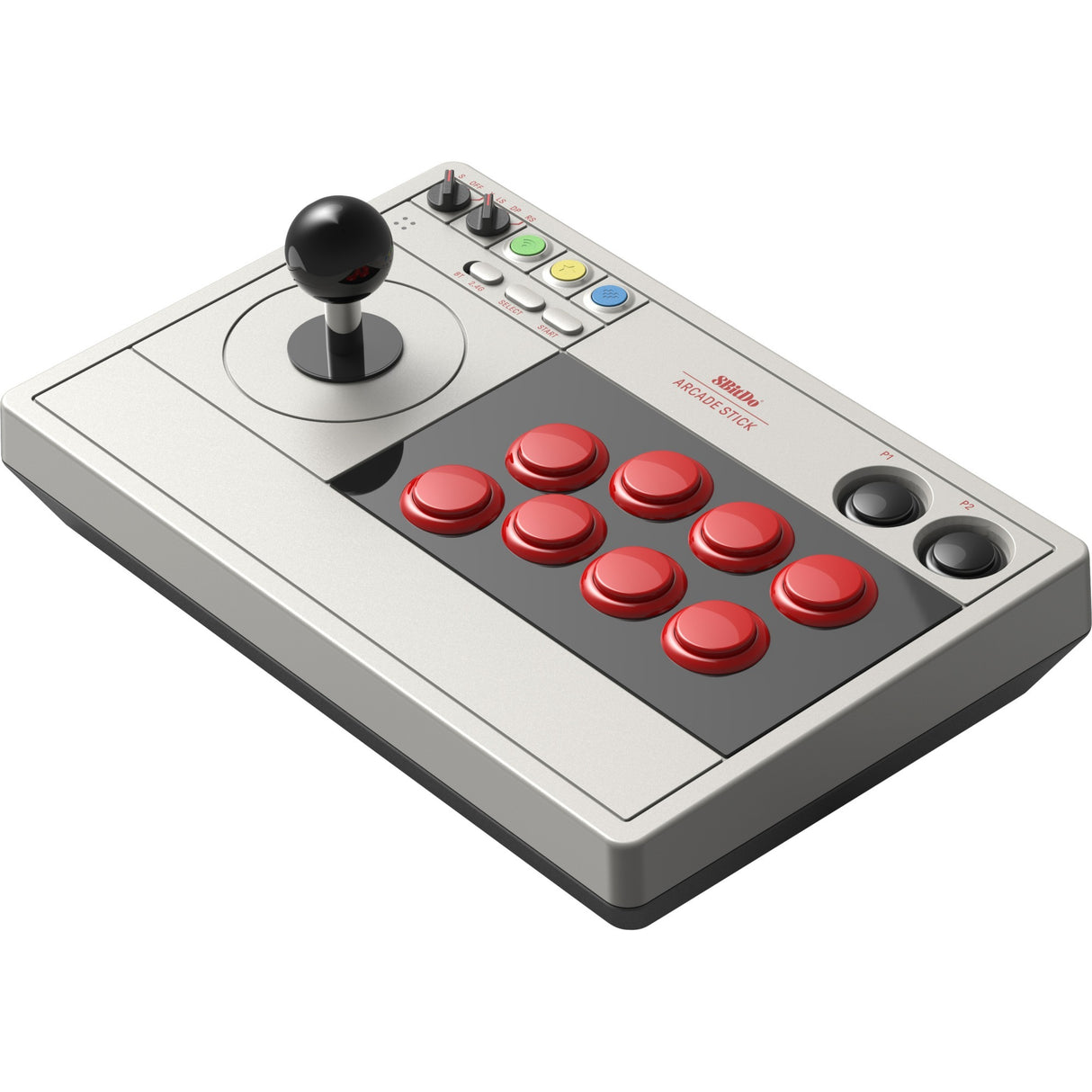 8bitdo arcade stick gamepad (grå)