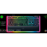 Razer blackwidow v4 pro, gaming tastatur (sort, us layout, grøn, rgb lysdioder, doubleshot abs)