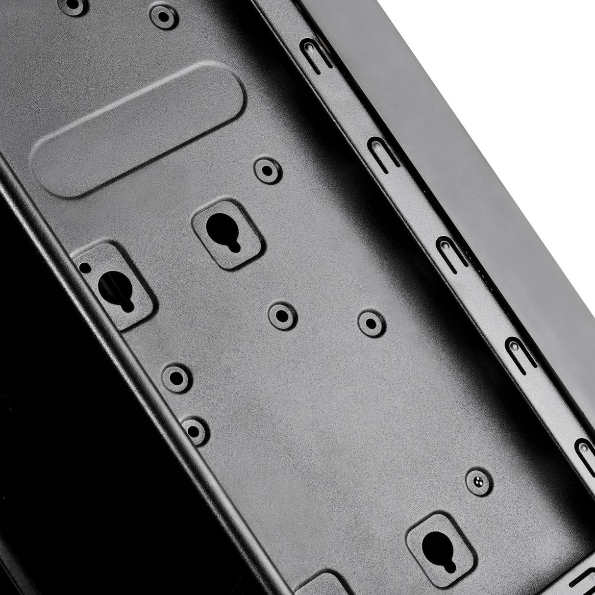 Silverstone sst-ps13b midi tårnhus (sort | 2x USB-A)
