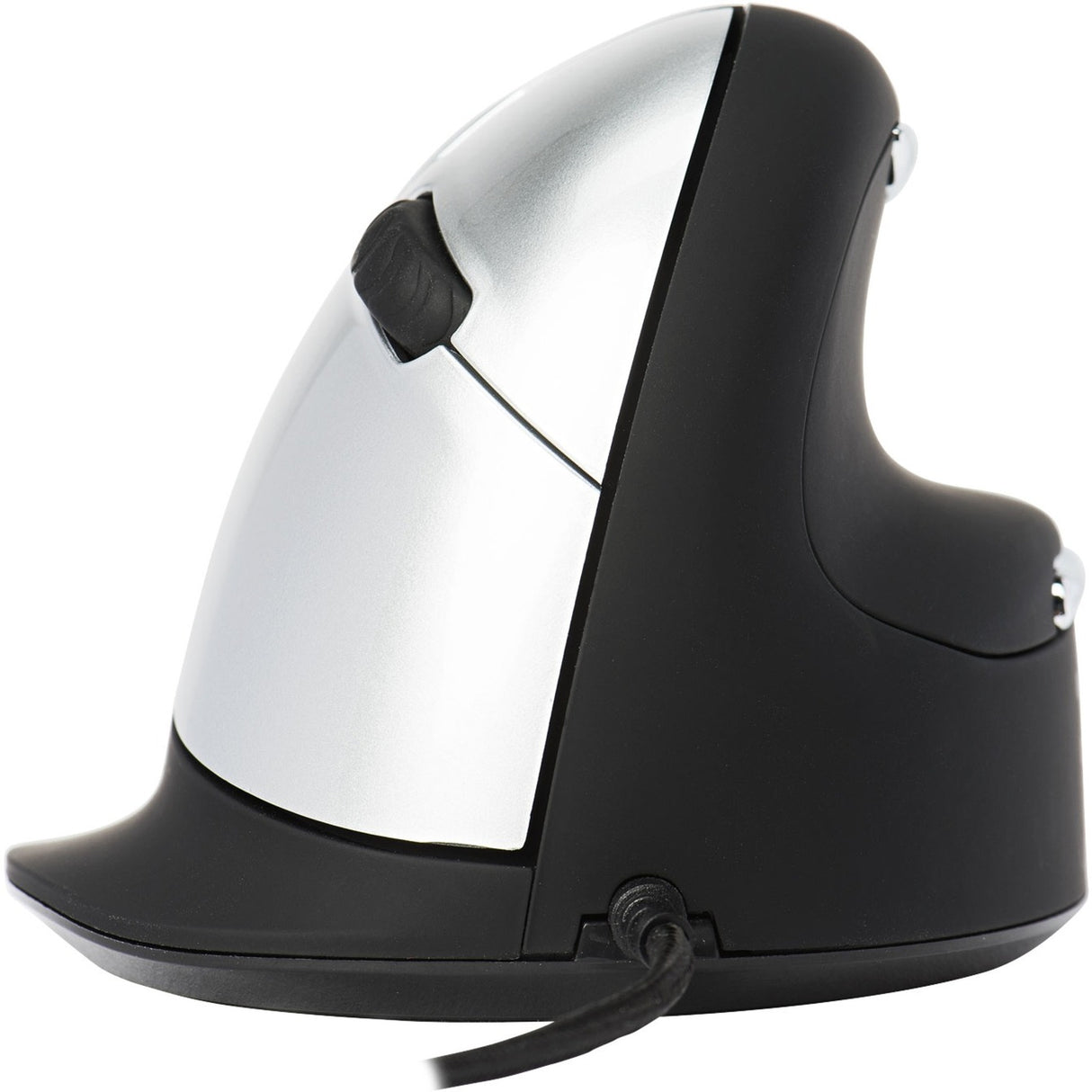 R-go tools he break ergonomische muis (zwart zilver, 2400dpi, rechts, large (handlengte boven de 185mm))