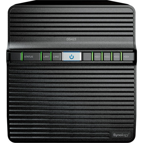 Synology diskstation ds423 nas (sort, 2x rj-45, 2x usb-a 3.2 (5 gbit s))