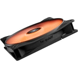 Vær stille! light wings lx pwm rgb case ventilator (sort, 140 x 140 x 25 mm)