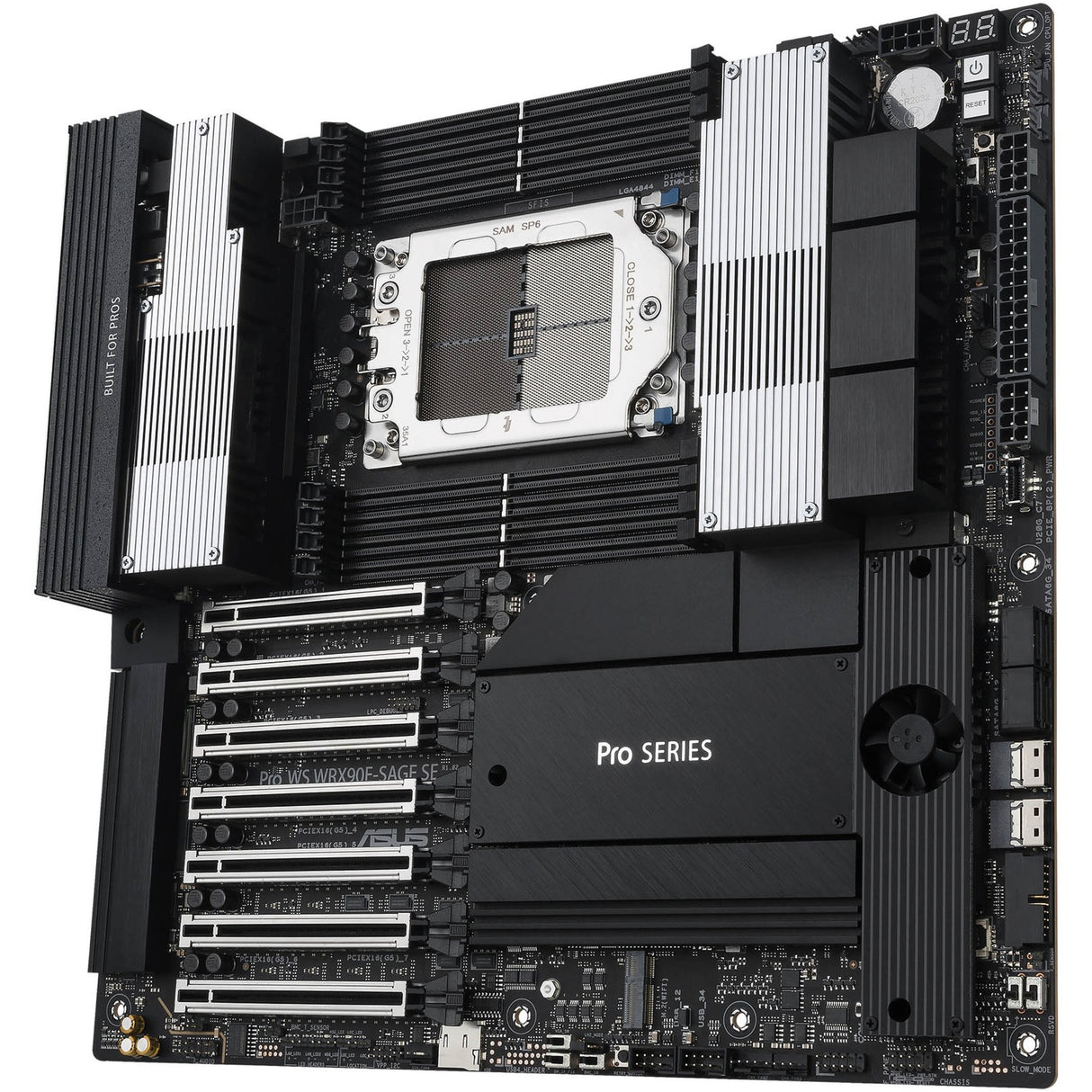 Asus pro ws wrx90e-sage se socket str5 bundkort (raid, 2x 10gb-lan, eeb)