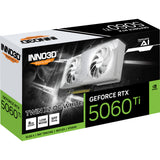 Inno3d n506t2-08d7x-193075w geforce rtx™ 5060 ti 8gb twin x2 oc hvid