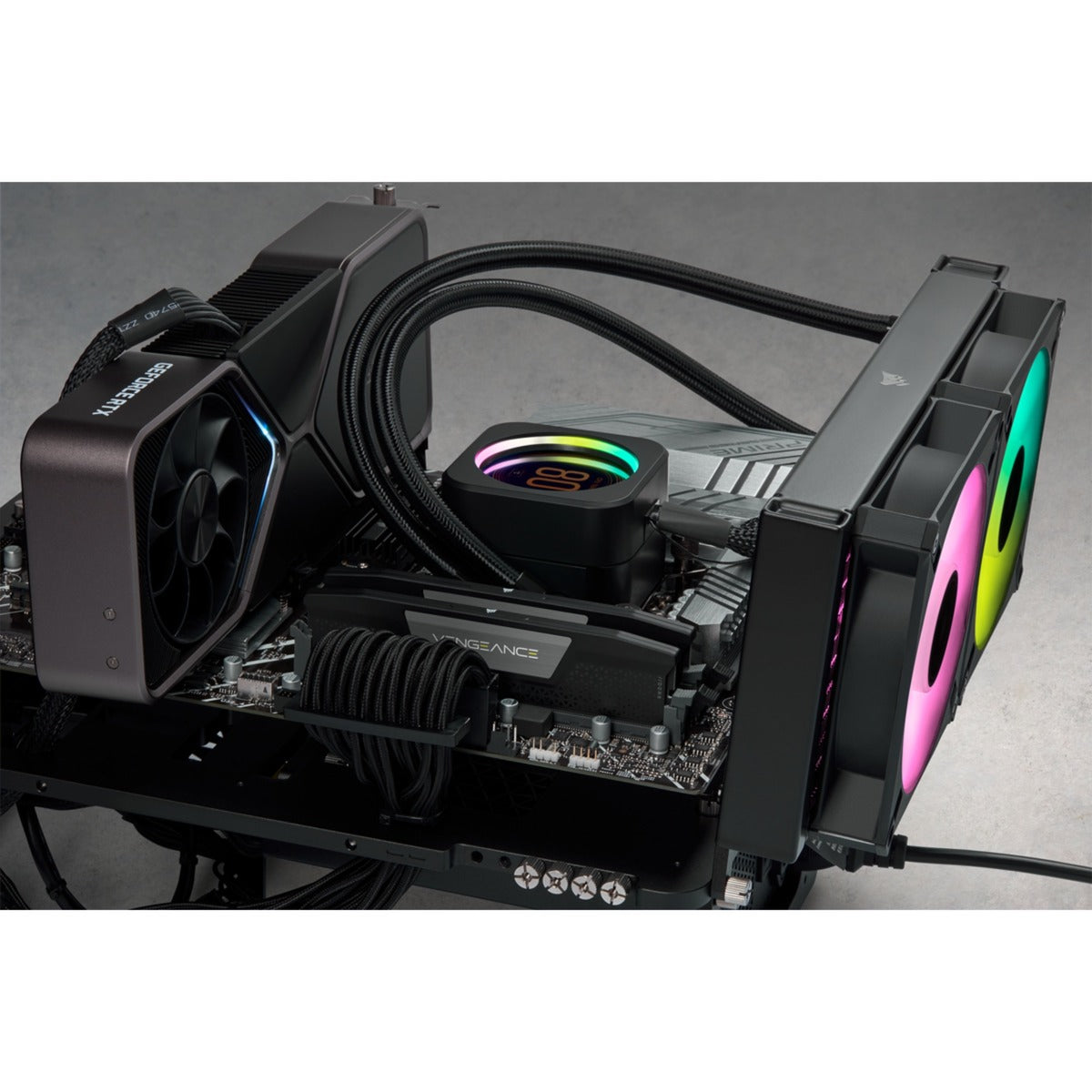 Corsair Vengeance 32 GB DDR5-4800 (2x 16 GB) RAM (sort, cmk32gx5m2a4800c40, xmp 3.0)