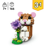 Lego ® creator 3i1 sød hamster med blomst - 31376