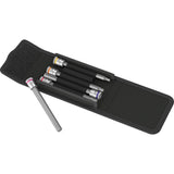 Wera 8740 a hf 1 zyklop bit topnøglesæt (sort sølv, 5-delt, med holdefunktion, 1 4-drev)