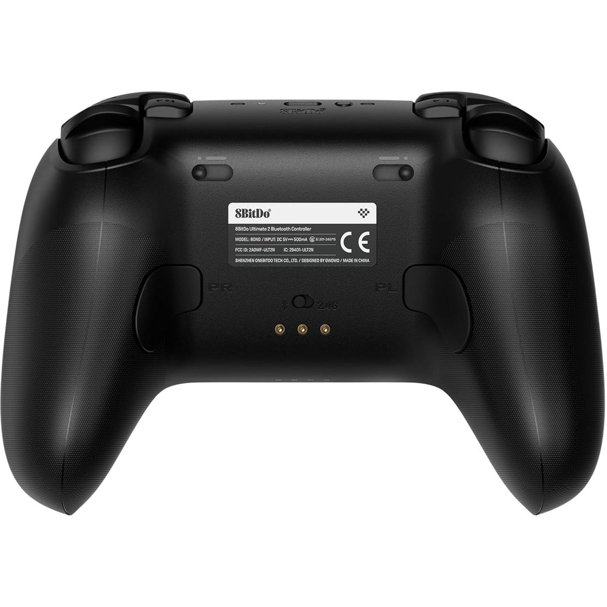 8bitdo ultimate 2 bluetooth controller (sort, pc, switch 2, bluetooth usb-c 2,4 ghz)