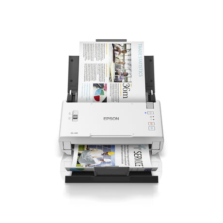 Epson workforce ds-410 feed scanner (hvid sort, USB 2.0)