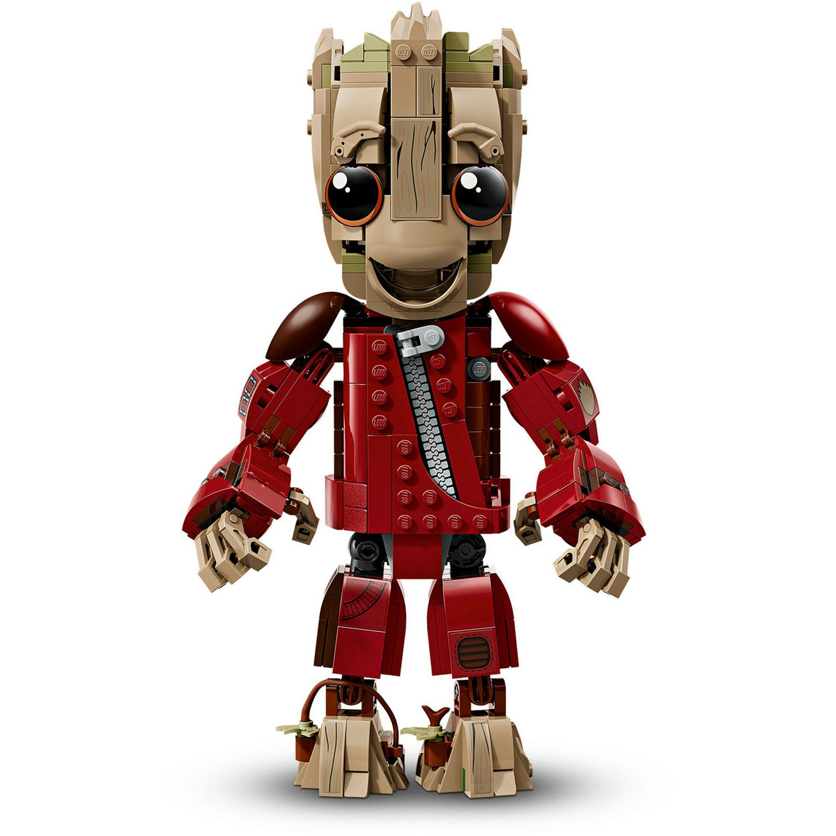 Lego marvel large i ravager jumpsuit - bygbart superheltelegetøj til børn - 76341